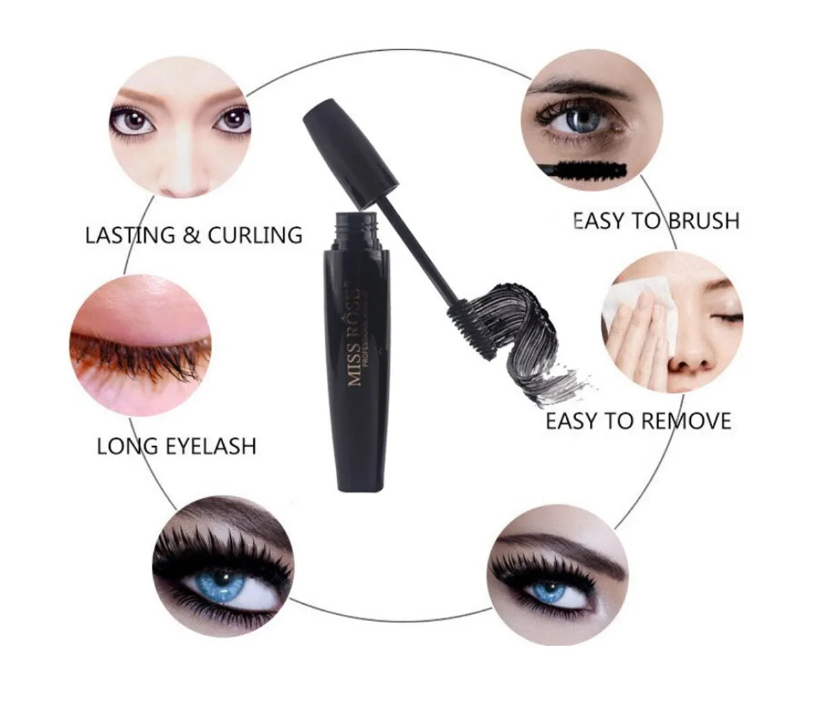Miss Rose Big Eye Volumizing Lengthening Mascara