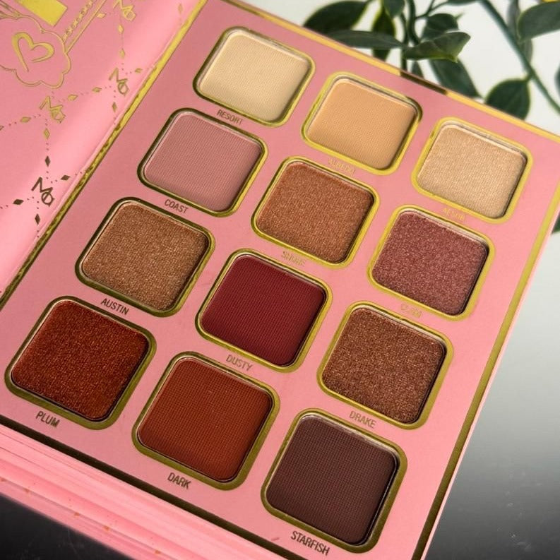 Mocallure 4-in-1 Makeup Palette Book – Eyeshadow, Blush, Highlighter & Eyebrow Kit