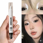 2 IN 1 Silver Novice Pearlescent Waterproof Silk Worm Highlighter Pen
