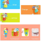 Portable Ice Cream Shape Mini Hand Press Fan Toy for Kids – Cute Handheld Summer Cooling Fan with Safe Soft Blades for Travel, School & Outdoor Use