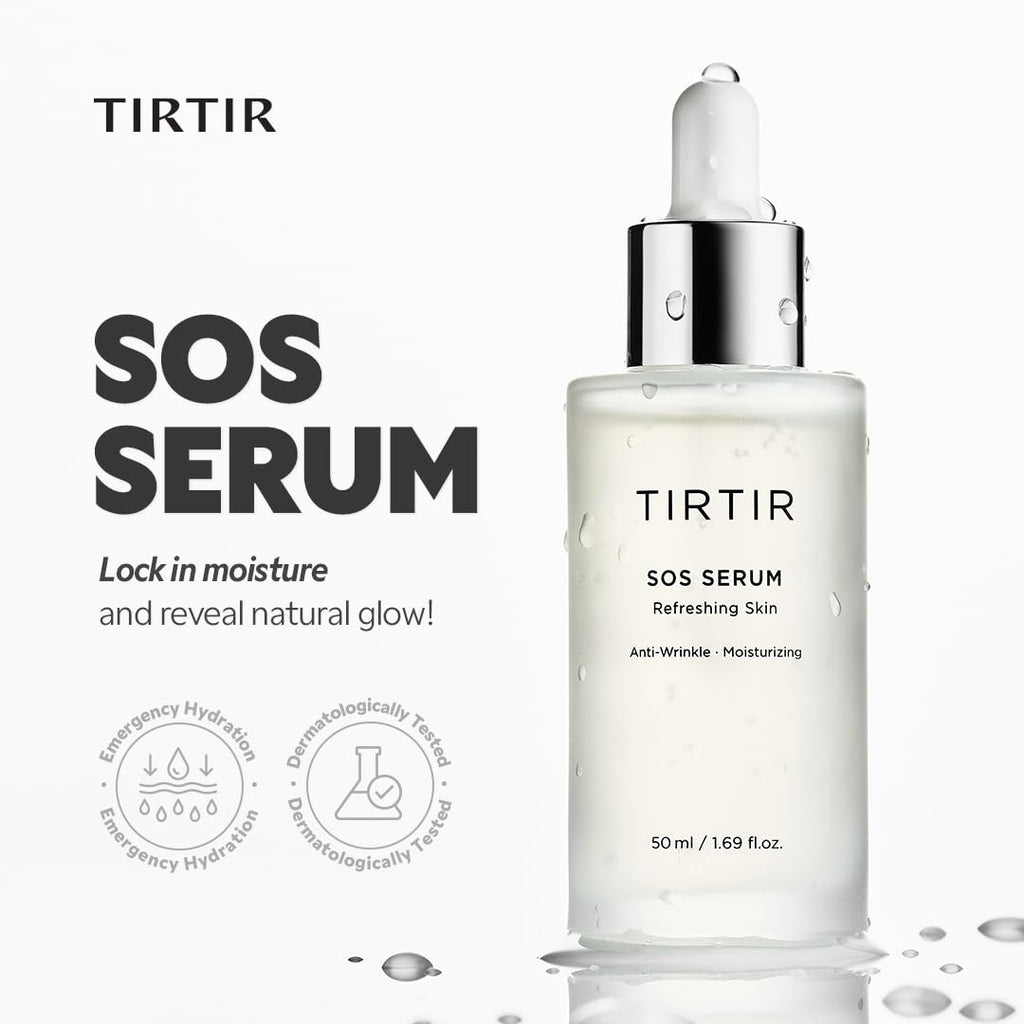 TIRTIR SOS Serum – Korean Hydrating Face Serum for Glass Skin 50ml