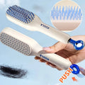 Self-Cleaning Anti-Static Hair Brush with Scalable Rotating Lifting and Massage Comb