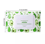 Miss Rose Avocado Makeup Remover Wipes 80 Sheets