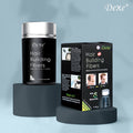 DeXe Hair Building Fibers Black 22g – Instant Hair Thickening Fiber Powder for Men & Women | Natural Hair Loss Concealer for Thinning Hair | Long-Lasting Full Coverage