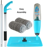 Premium Spray Mop Floor Cleaner with Refillable Water Tank & Washable Microfiber Pads – 360° Wet & Dry Microfiber Flat Mop for Hardwood, Tile, Laminate, Marble & Home Floor Cleaning