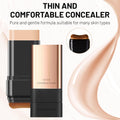Kaka Show Waterproof Foundation Stick with Built-in Brush | Full Coverage Long Lasting Korean Makeup Foundation & Concealer | Made in Korea