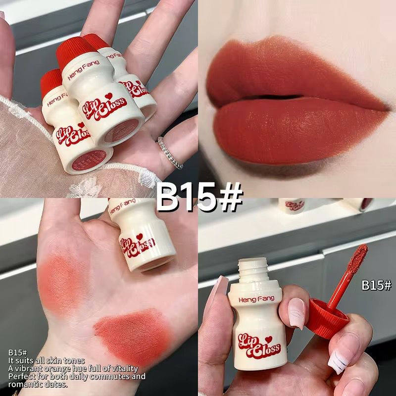 Heng Fang Air Mist Lip Gloss 3 Pcs Set | Velvet Matte Lip Tint | Lip & Cheek Tint