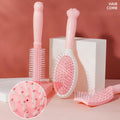 3-Piece Hair Brush Set for Women | Detangling Paddle, Round & Vented Hair Styling Brushes for Blow Dry, Scalp Massage & All Hair Types