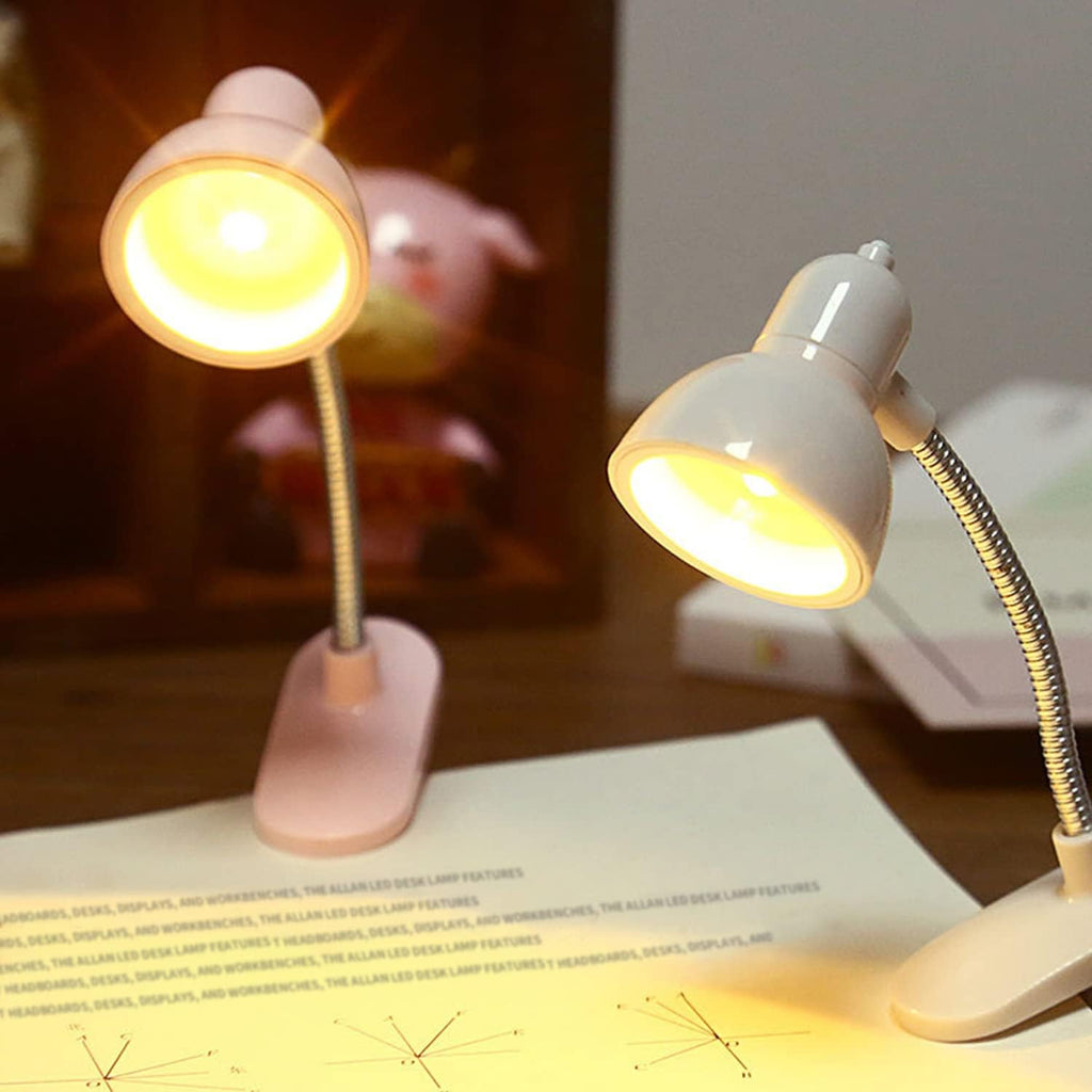 Mini Clip-On LED Book Light – Portable Reading Lamp for Bed, Study & Night Reading