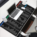 Keyboard Shortcut Extended Desk Mat – Large Gaming & Office Mouse Pad