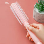 3-Piece Hair Brush Set for Women | Detangling Paddle, Round & Vented Hair Styling Brushes for Blow Dry, Scalp Massage & All Hair Types