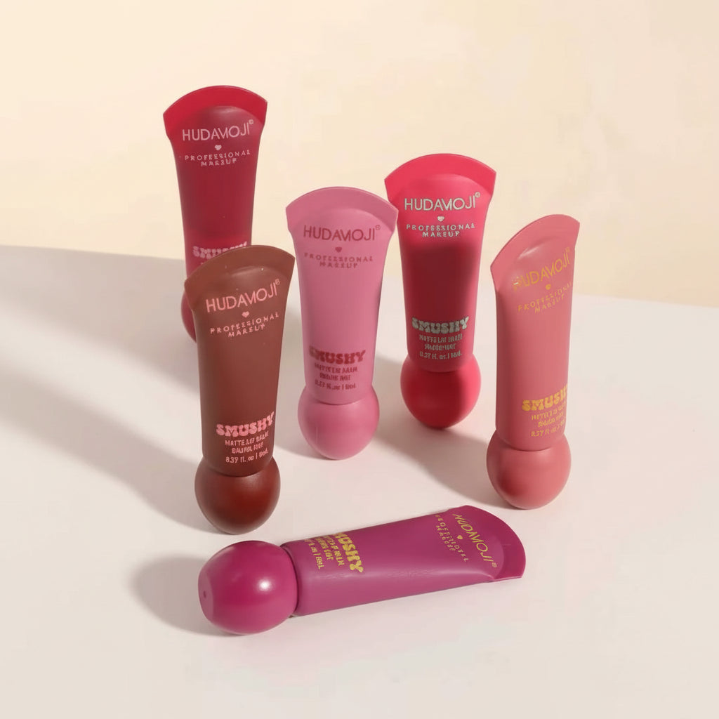 Hudamoji Smushy Matte Lip Balm Tint Set 6PCS