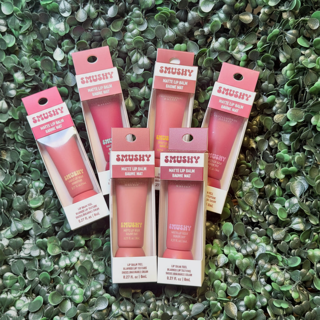Hudamoji Smushy Matte Lip Balm Tint Set 6PCS
