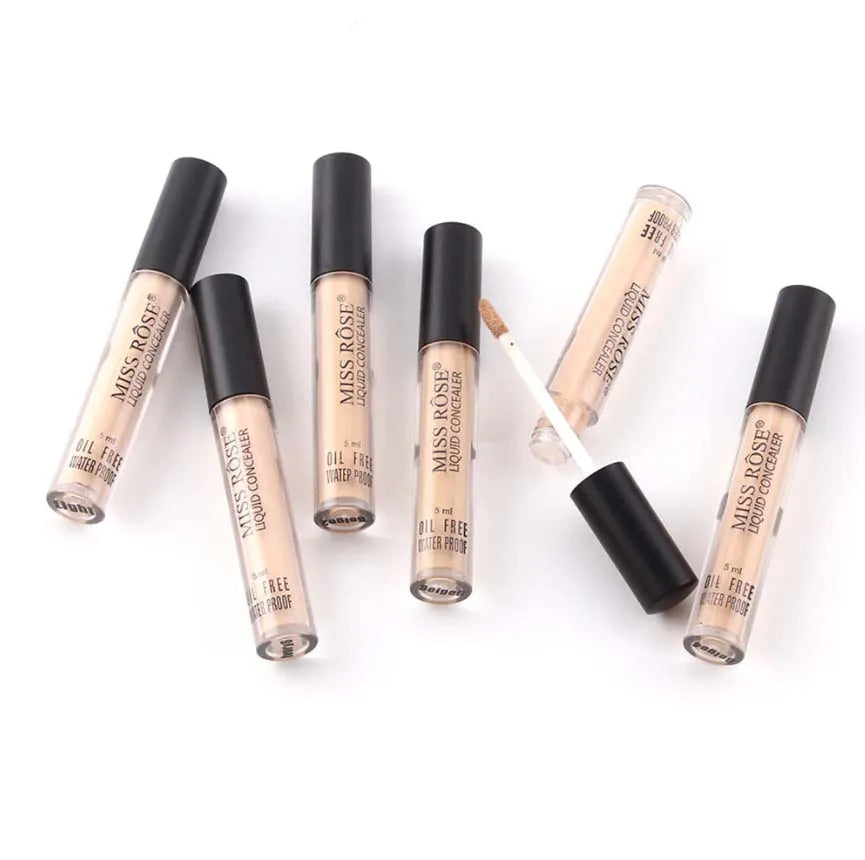 Miss Rose Oil Free Waterproof Liquid Concealer 5ml – Full Coverage