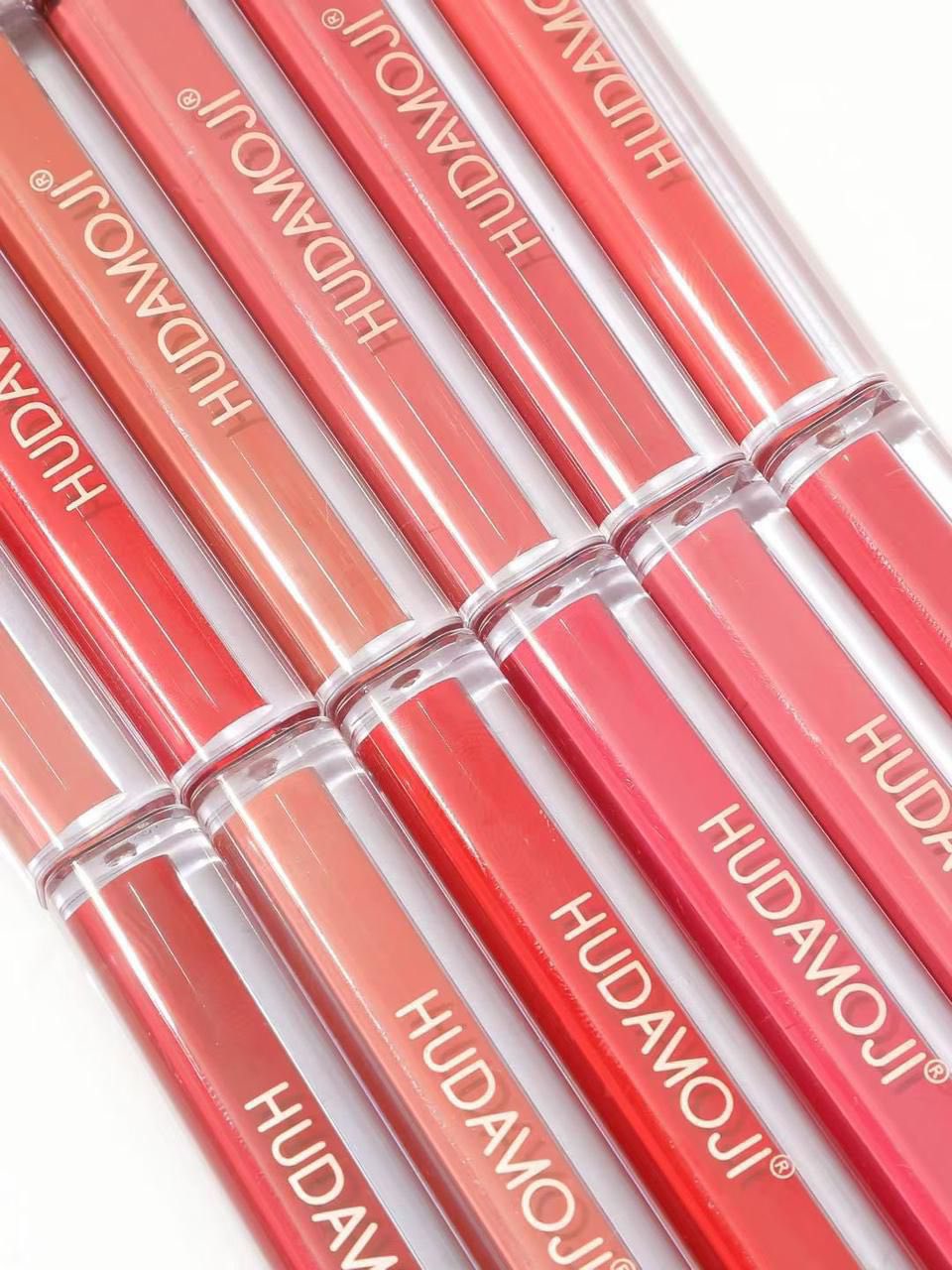 HUDAMOJI 12 Pcs Matte Waterproof Lip Gloss Set