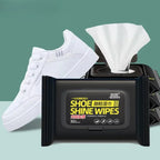 Shoe Cleaning Wipes for White Sneakers & Leather Shoes – Instant Disposable Wet Wipes for Dirt, Stain & Scuff Removal Shoe Care Cleaning Kit