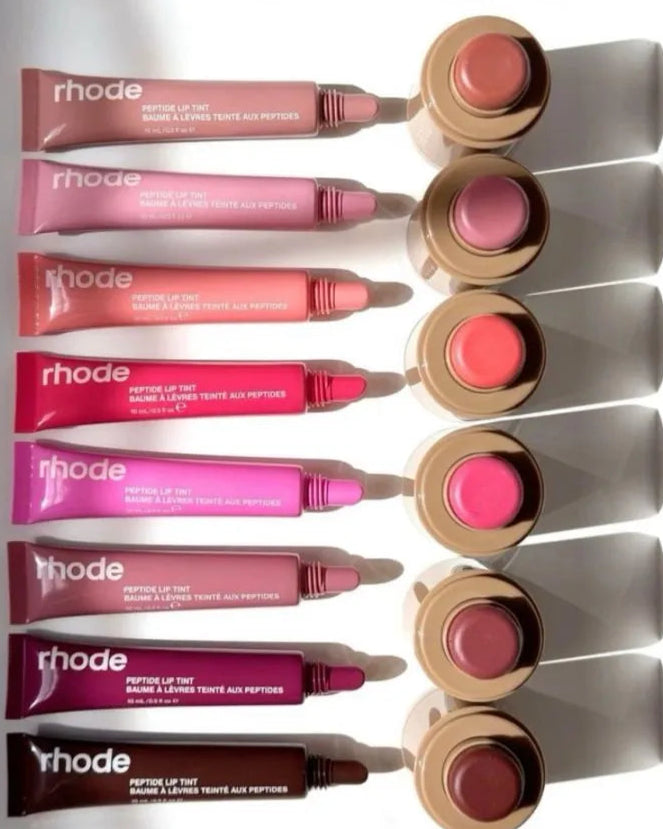 Rhode Blush & Gloss Duo Set – Peptide Lip Tint & Cream Blush Combo