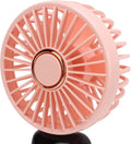 Portable Mini Fan USB Rechargeable – 5 Speed Foldable Handheld Cooling Fan with LED Display Screen, Neck Hanging Personal Fan & Built-In Phone Stand for Travel, Office, Camping, Outdoor & Home Use