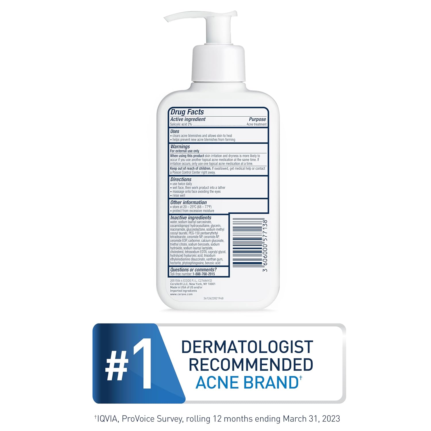 CeraVe Acne Control Cleanser 237 ml