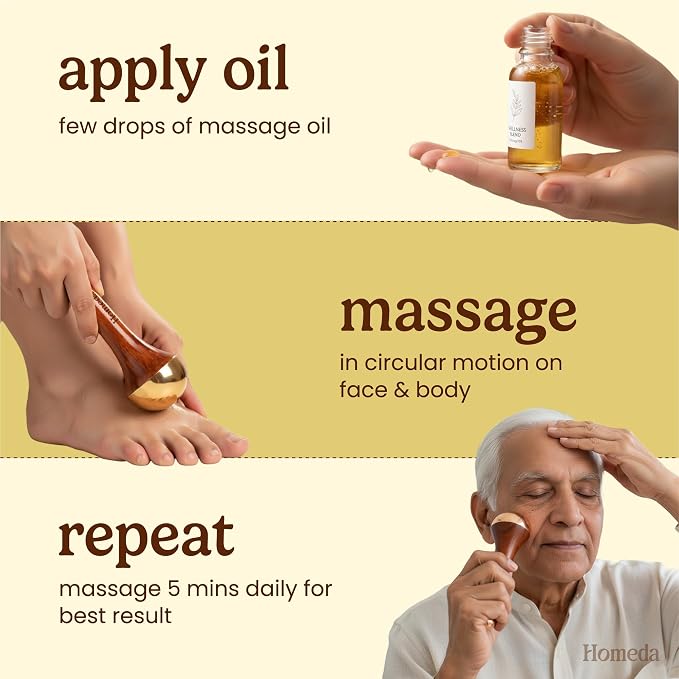 Kansa Wand Ayurvedic Facial Massager