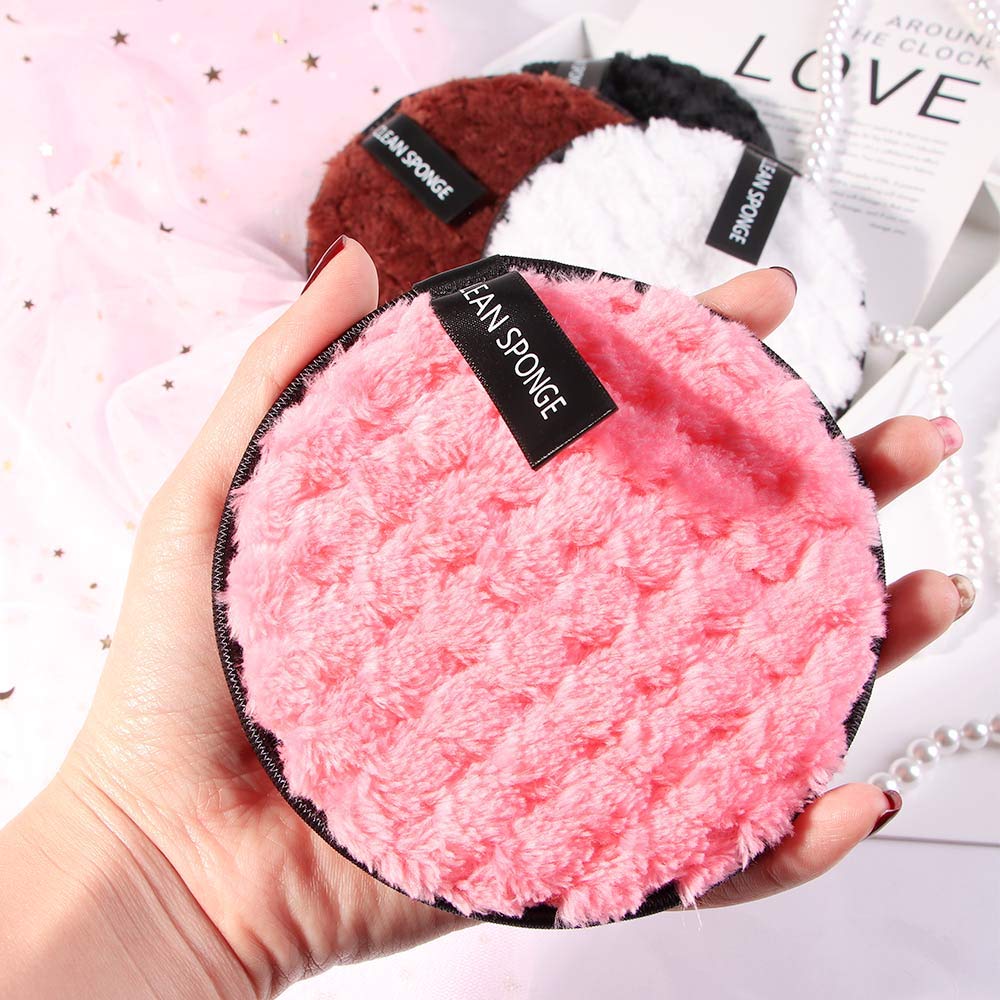 Reusable Microfiber Makeup Remover Pads Face Cleaning