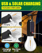 Portable LED Camping Lantern – Waterproof Rechargeable Light