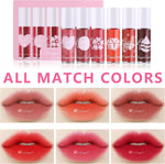 Dragon Ranee 6PCS Watery Lip Tint Stain Set | Long-Lasting Waterproof Lip Tint