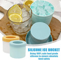 Portable Silicone Ice Cube Maker Cup & Mold