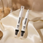 2 IN 1 Silver Novice Pearlescent Waterproof Silk Worm Highlighter Pen