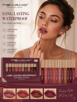 MSYAHO 12 Pcs Matte Liquid Lipstick Set – Waterproof Long Lasting
