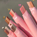 Dragon Ranee Eyeshadow Stick 2 In 1 Double Color Gradient Velvet Shadow Stick Eye Makeup Waterproof Lasting Shimmer Metallic Eyeshadow Makeup