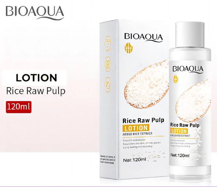 BIOAQUA Rice Raw Pulp Moisturizing Lotion 120ml