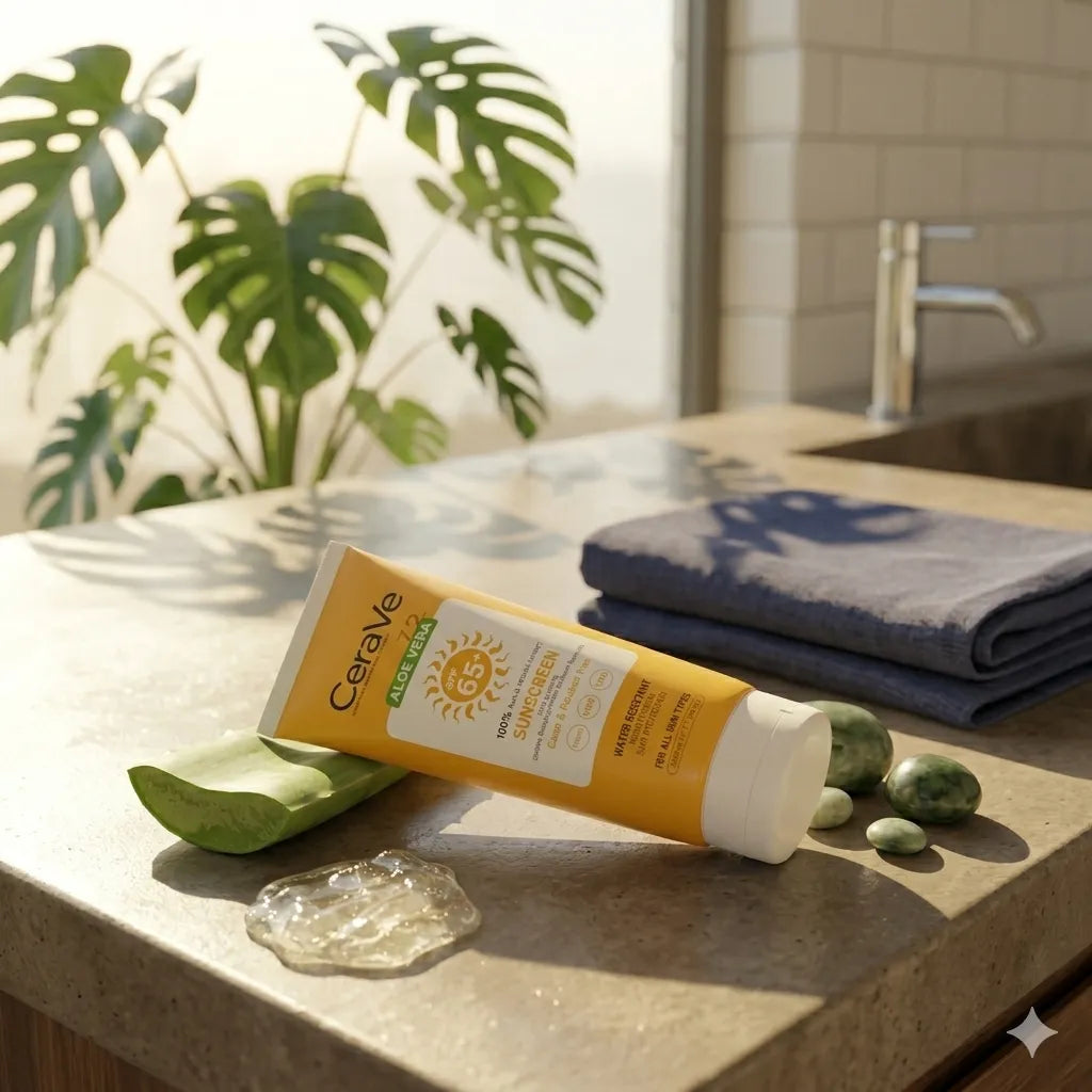 CeraVe SPF 65 Aloe Vera Sunscreen 200ml Sunblock