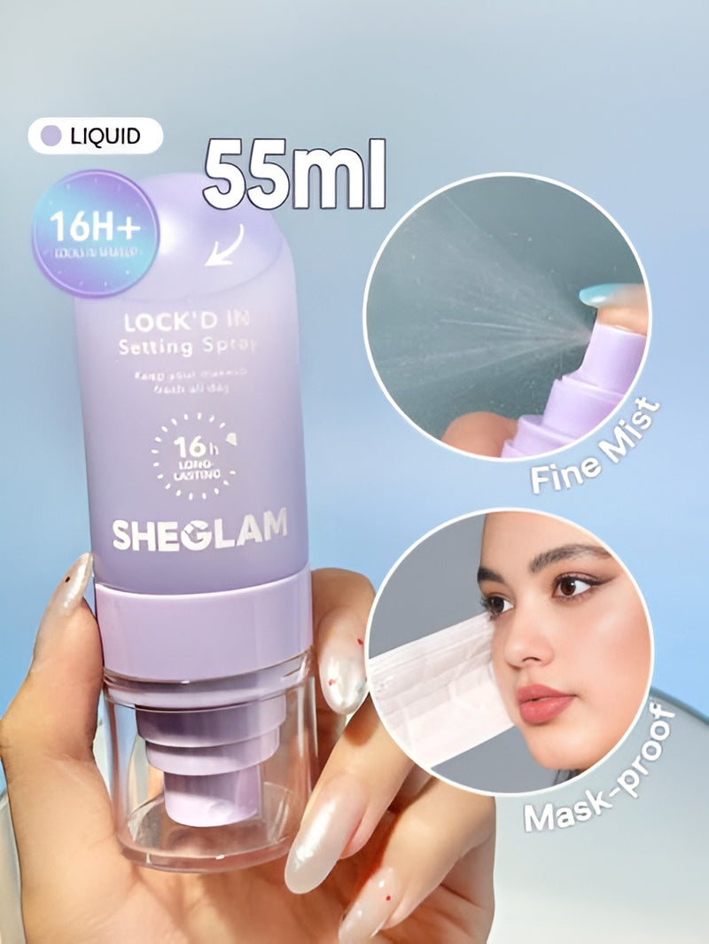 SHEGLAM Press Refresh Setting Spray – Long-Lasting Coconut Makeup Setting Spray
