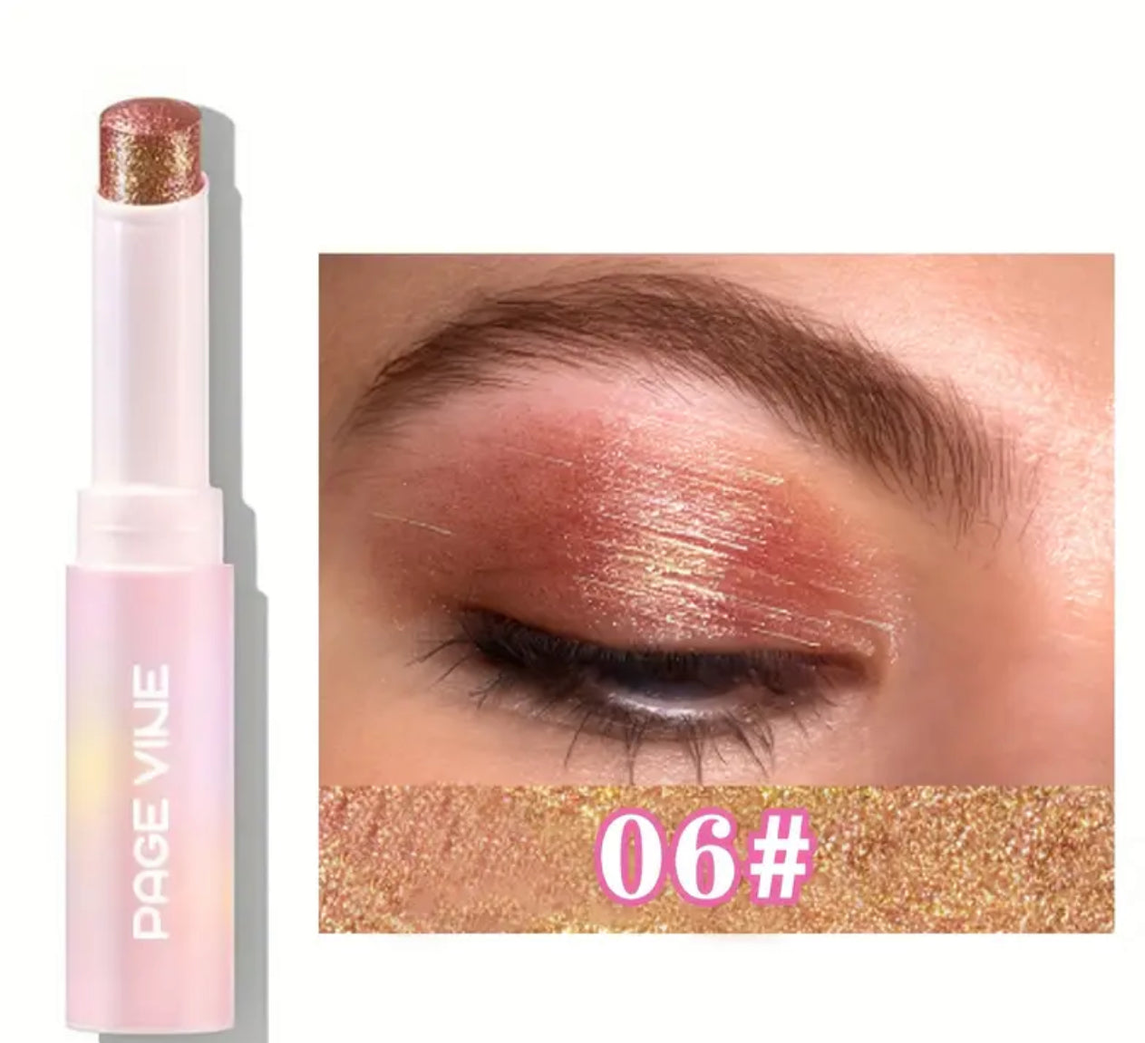 Viral HUDAMOJI- glitter jelly eyeshadow stick -6 Colours