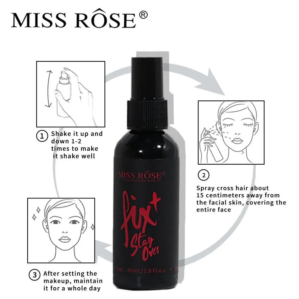 Miss Rose Waterproof Makeup Fixer Spray 80ml
