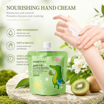 Images Nourishing Hand Cream 30g with Kiwi Extract – Deep Moisturizing Hand Cream for Dry, Rough & Cracked Hands | Fast-Absorbing, Non-Greasy Hand Moisturizer for Women & Men