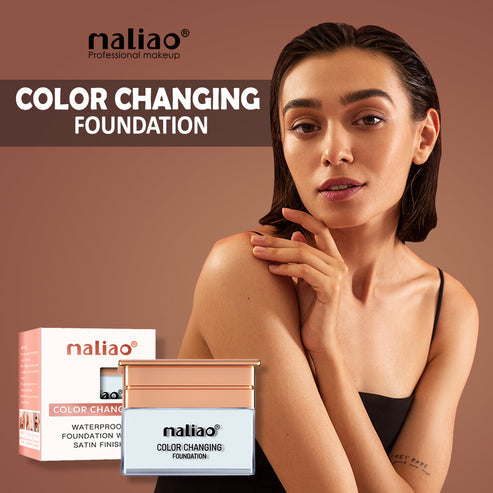 Maliao Color Changing Foundation With Satin Finish Waterproof