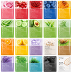 Pack Of 15/10/5/3 Hydrating & Brightening Face Sheet Mask