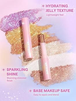 Viral HUDAMOJI- glitter jelly eyeshadow stick -6 Colours