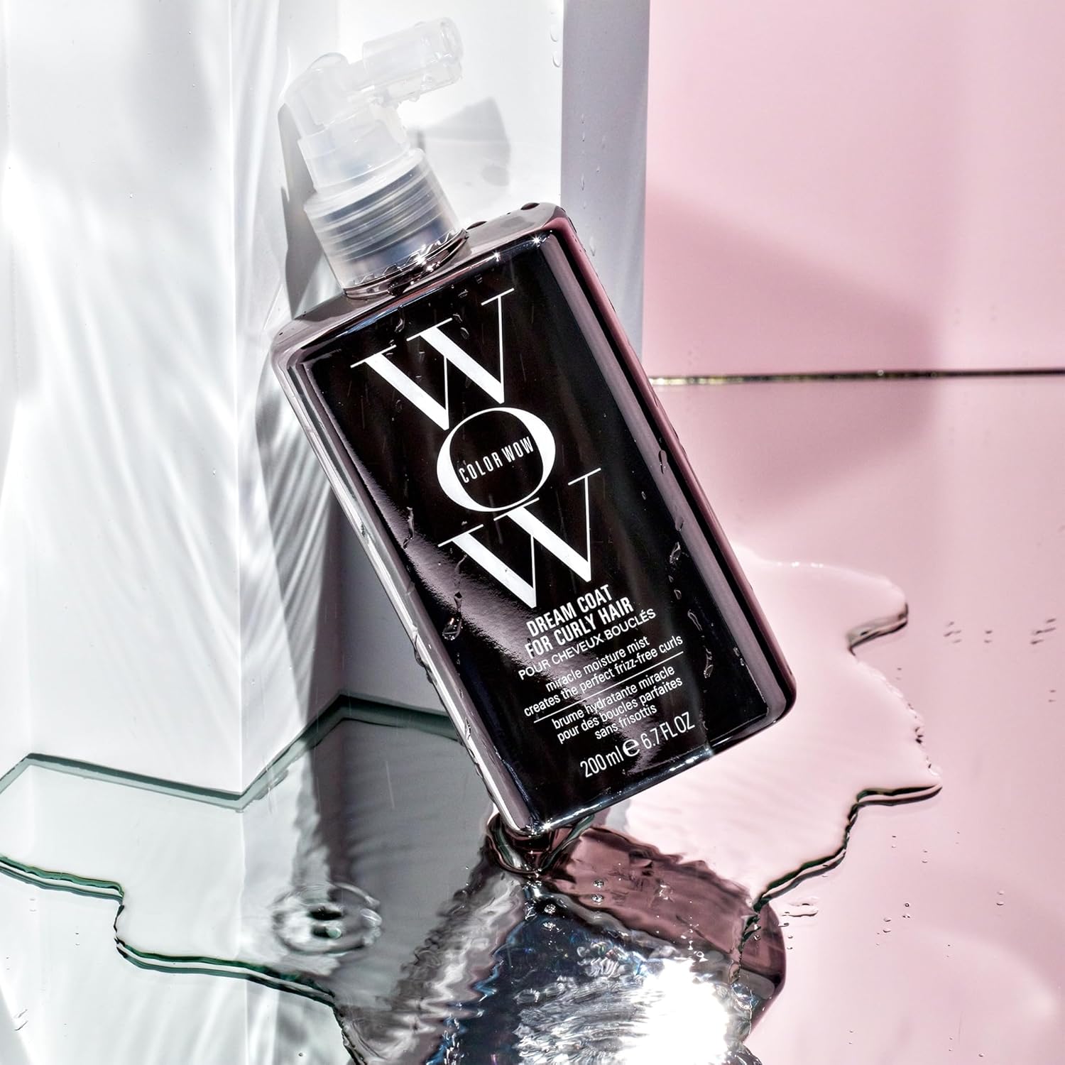 Color Wow Dream Coat for Curly Hair – Anti-Frizz Leave-In Spray