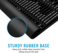 Keyboard Shortcut Extended Desk Mat – Large Gaming & Office Mouse Pad