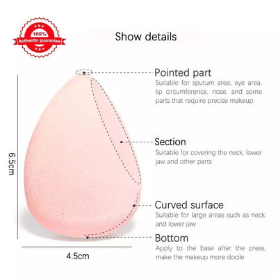 Miss Rose 3-Piece Foundation Sponge Set