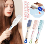 Self-Cleaning Anti-Static Hair Brush with Scalable Rotating Lifting and Massage Comb