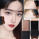 Kaka Show Waterproof Foundation Stick with Built-in Brush | Full Coverage Long-Lasting Cream Foundation Concealer | Korean Makeup | Made in Korea