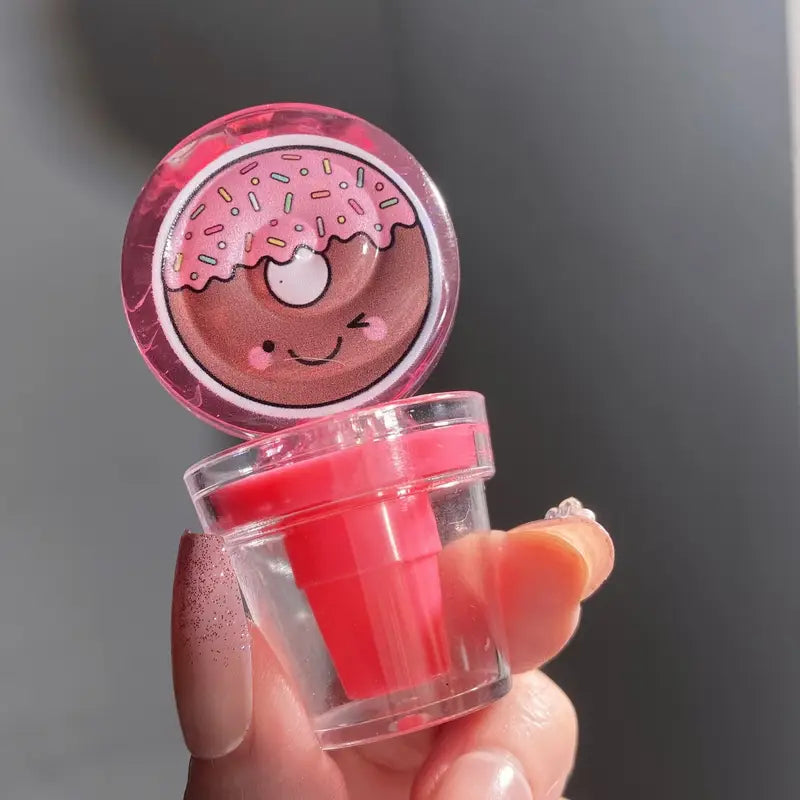 HUDAMOJI Cartoon Fruity Lip Gloss Set for Kids – Cute Moisturizing Balm