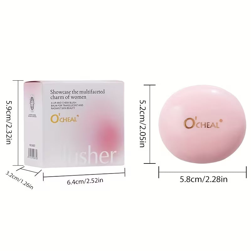 O'CHEAL 2-in-1 Lip & Cheek Cream Blush – Long-Lasting Moisturizing Cream Tint for Lips & Cheeks | Blendable Natural Dewy Finish | Lightweight Makeup (4 Shades)