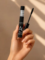 Kiss Beauty Waterproof Mascara – Long Lasting Ultra Volume Black Lash Mascara | Smudge Proof, Curling, Lengthening & Thickening Mascara for Women | Perfect Big Eyes Effect