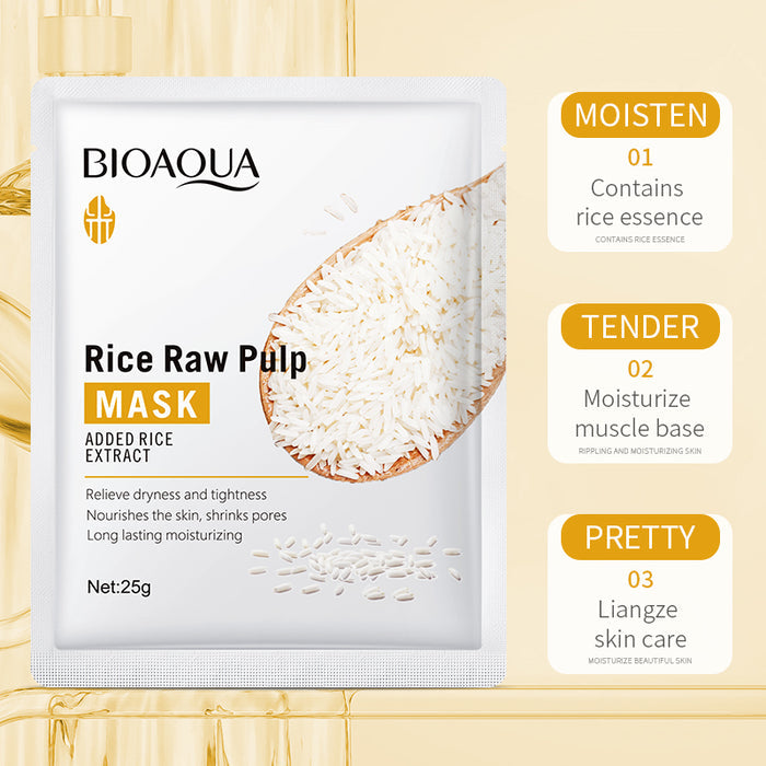 BIOAQUA Rice Raw Pulp Skincare Bundle – 6 Piece Set