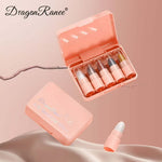 Dragon Ranee Mini Eyeshadow Stick Set 5PCS - Waterproof Long-Lasting Glitter Shimmer Cream Eyeshadow Makeup Kit, Highly Pigmented Eye Shadow Sticks for Women